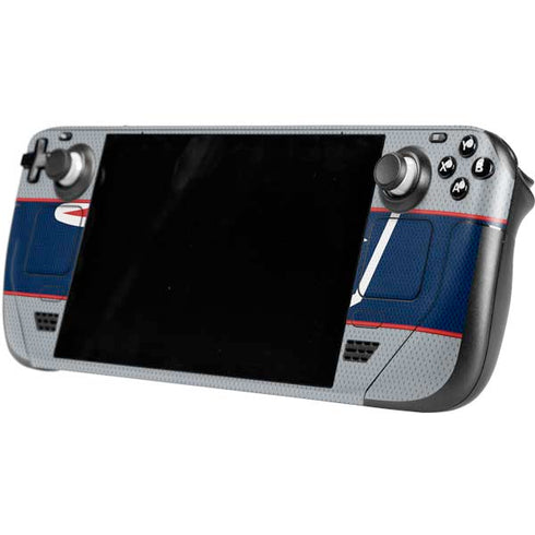 NFL New England Patriots Zone Block Steam Deck Handheld Gaming Computer Skin